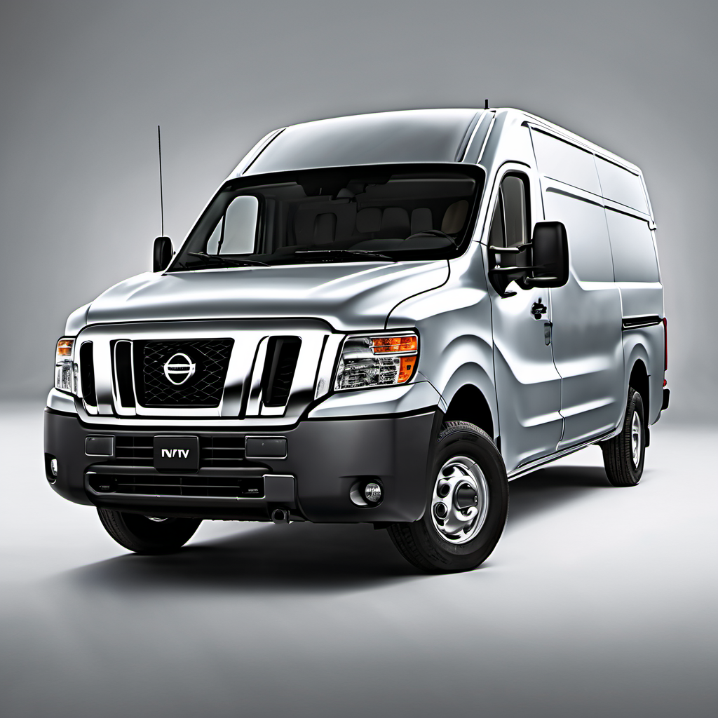 Illustration of a 2021 Nissan NV3500 HD Passenger