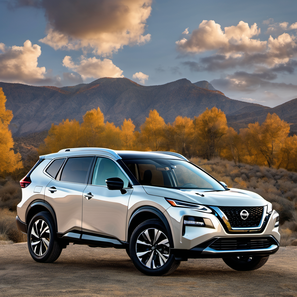 Illustration of a 2021 Nissan Rogue