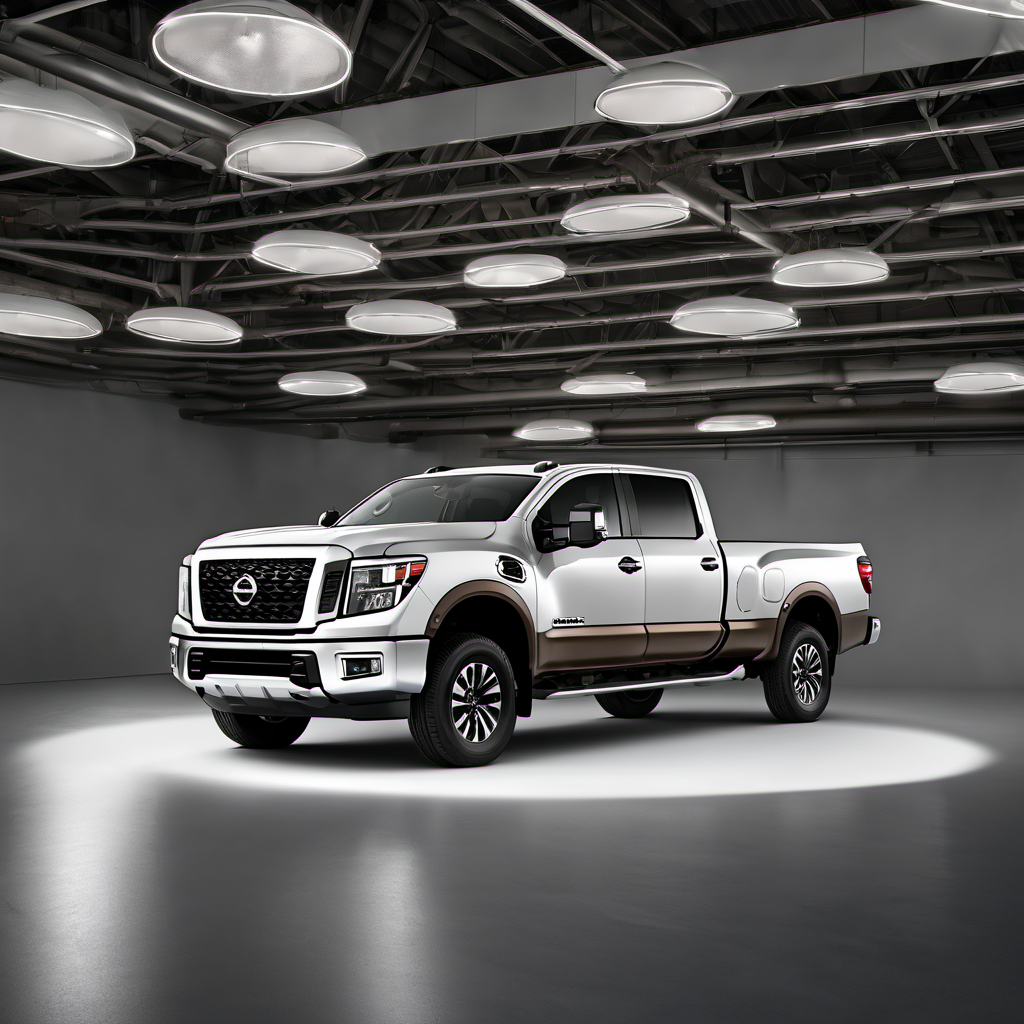 Illustration of a 2021 Nissan TITAN XD Crew Cab
