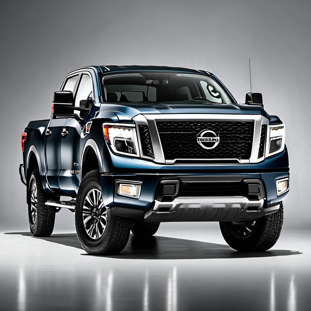Illustration of a 2021 Nissan Titan Crew Cab