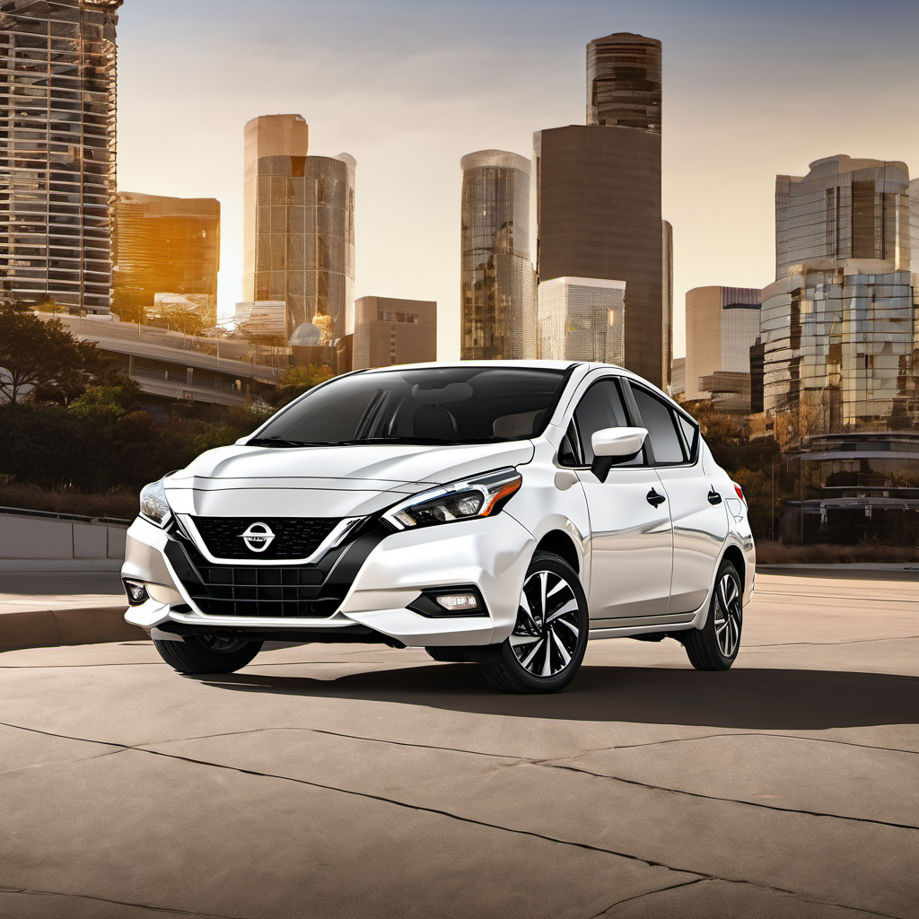 Illustration of a 2021 Nissan Versa