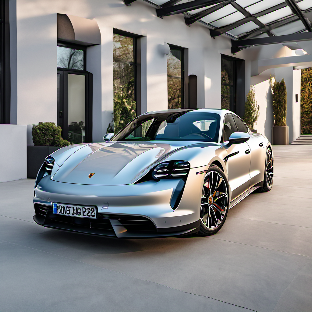 Illustration of a 2021 Porsche Taycan Taycan 4S Perf Battery