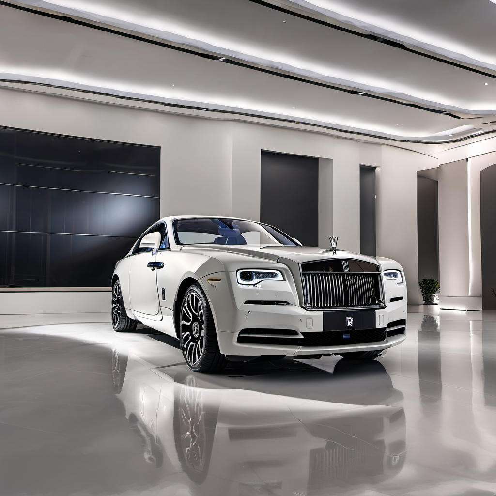 Illustration of a 2021 Rolls-Royce Wraith