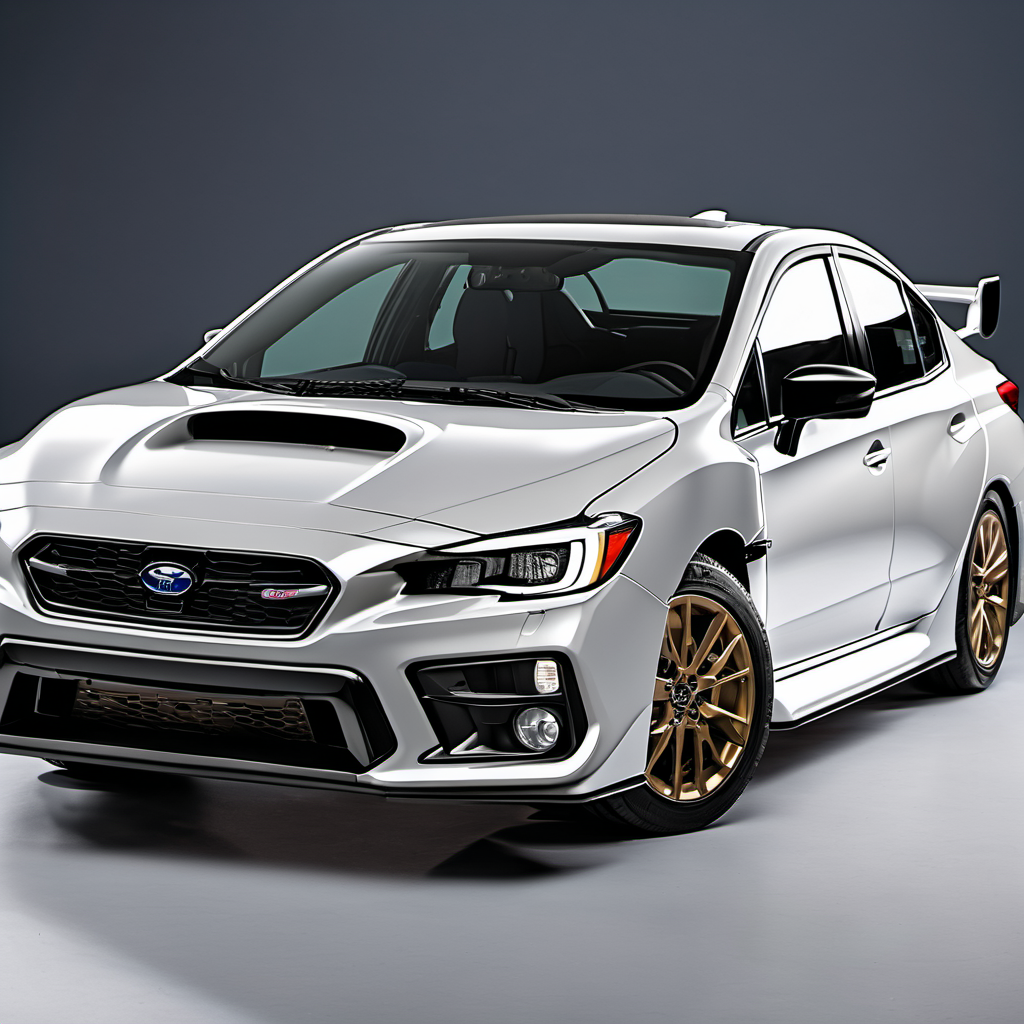 Illustration of a 2021 Subaru WRX