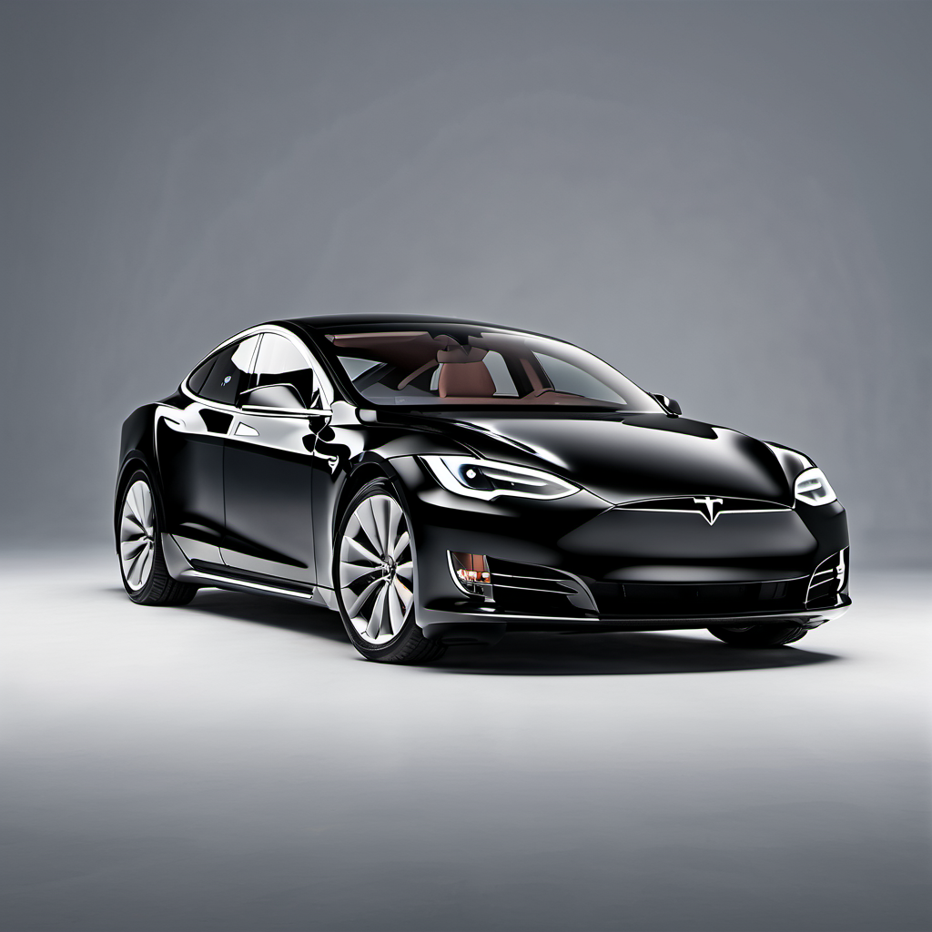 Illustration of a 2021 Tesla Model S Model S Performance (19in Wheels)