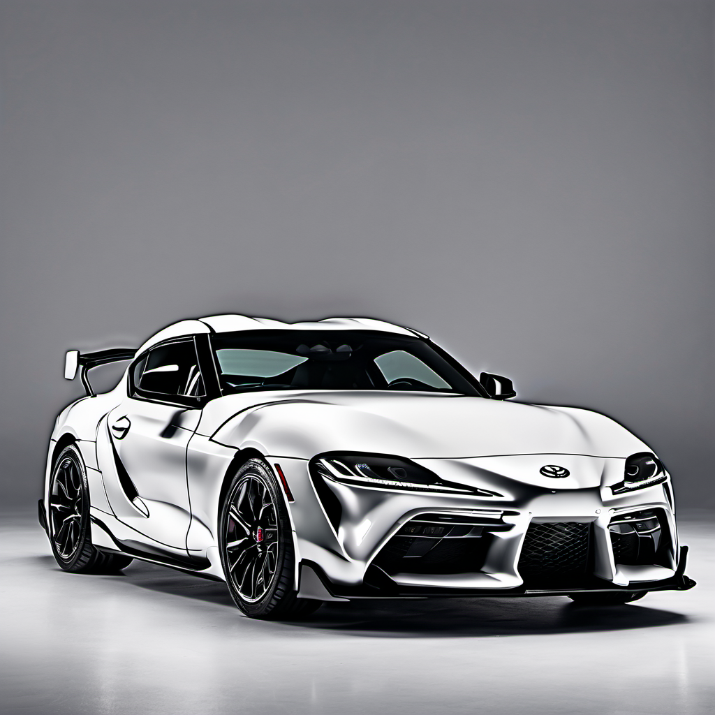 Illustration of a 2021 Toyota GR Supra