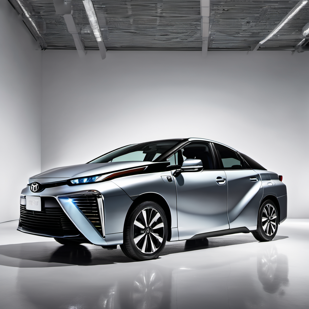 Illustration of a 2021 Toyota Mirai Mirai Limited
