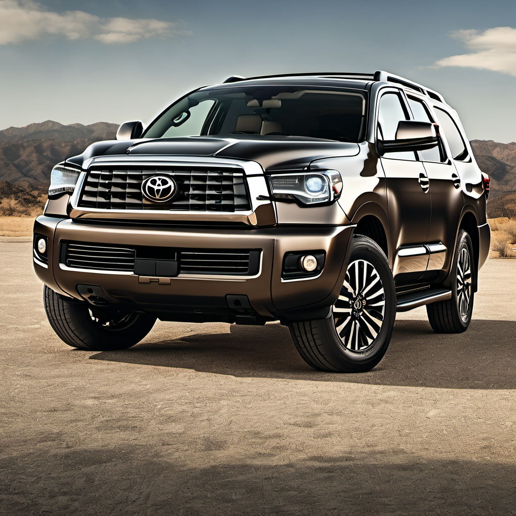 Illustration of a 2021 Toyota Sequoia