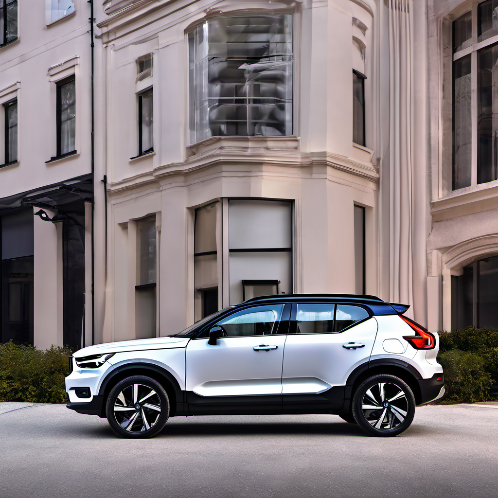 Illustration of a 2021 Volvo XC40