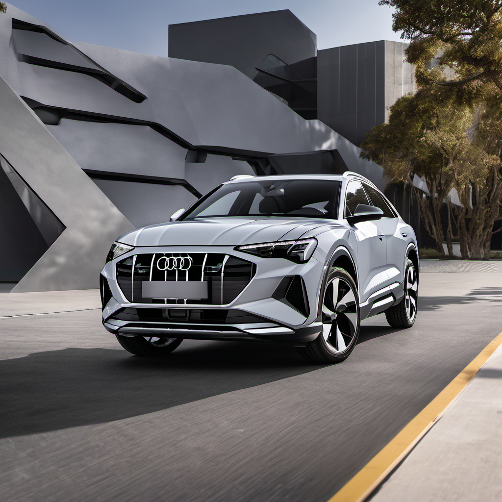 Illustration of a 2022 Audi Q4 Sportback e-tron