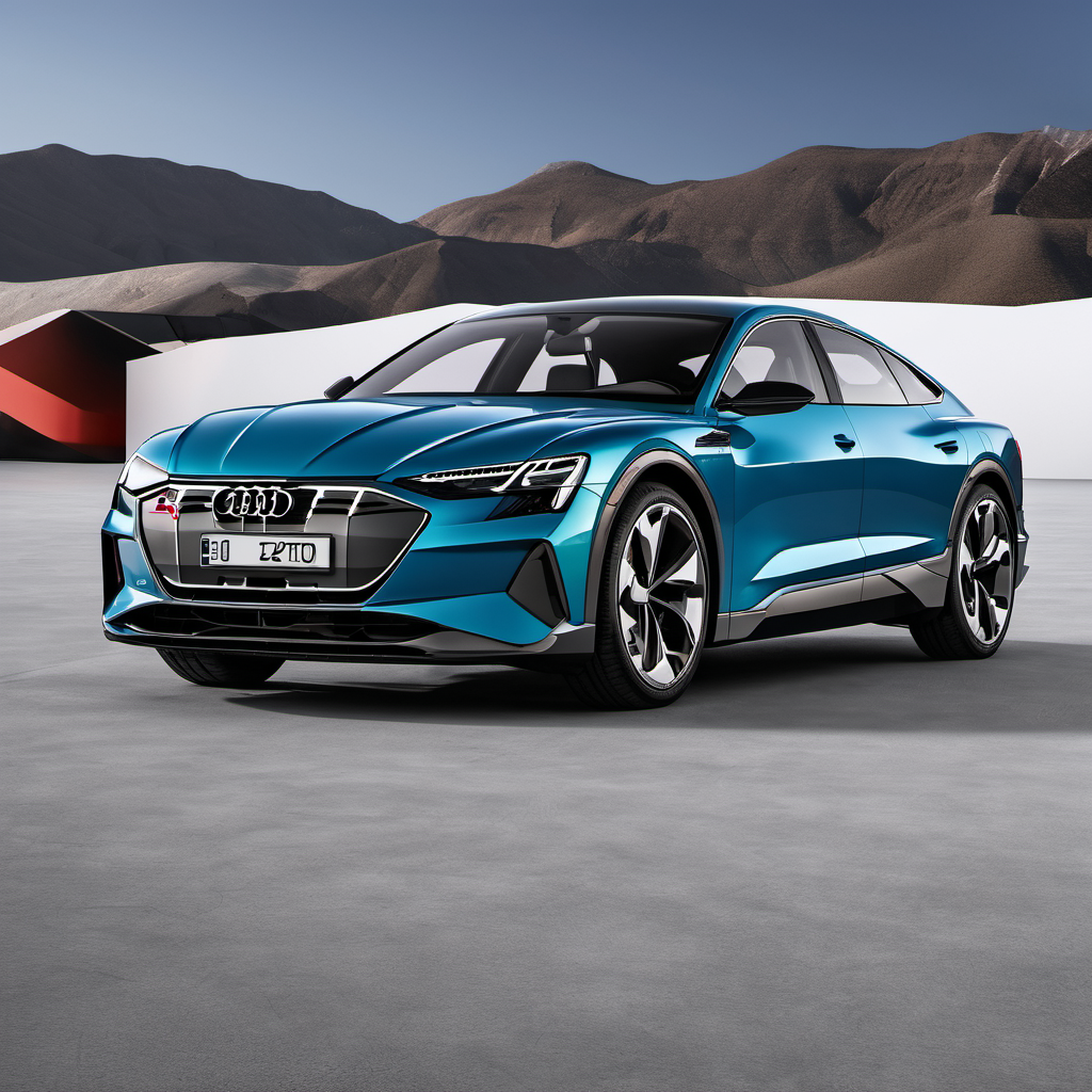 Illustration of a 2022 Audi e-tron GT e-tron GT