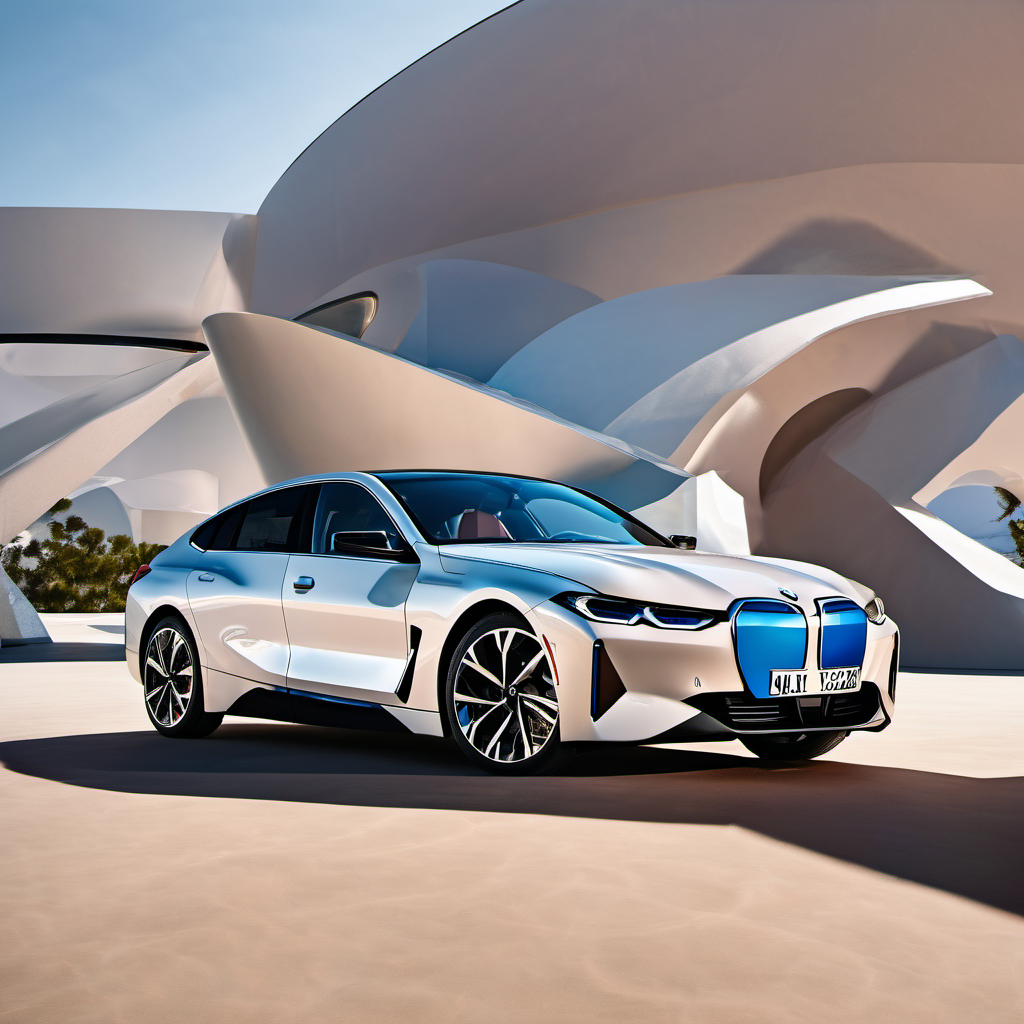 Illustration of a 2022 BMW i4 i4 M50 Gran Coupe (19 inch wheels)