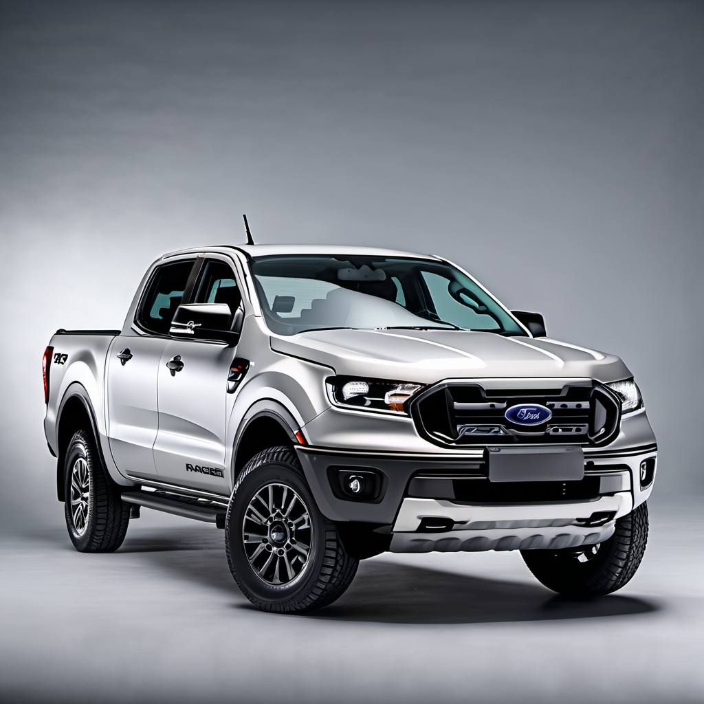 Illustration of a 2022 Ford Ranger SuperCrew
