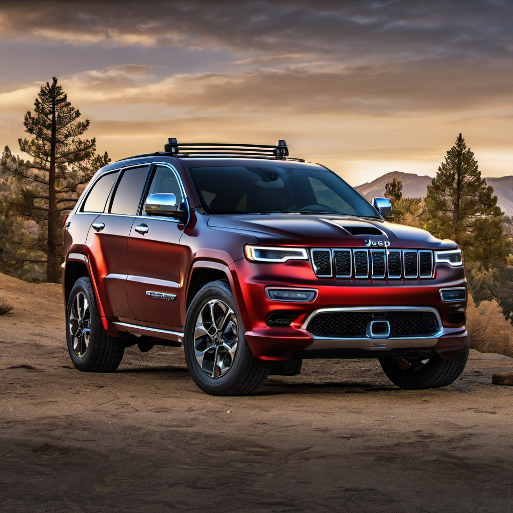 Illustration of a 2022 Jeep Grand Cherokee 4xe