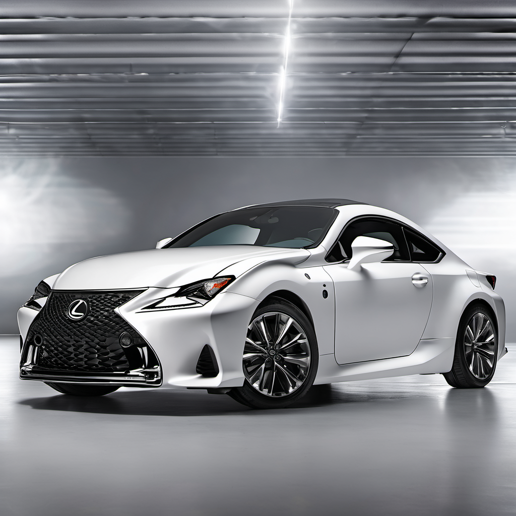 Illustration of a 2022 Lexus RC RC F