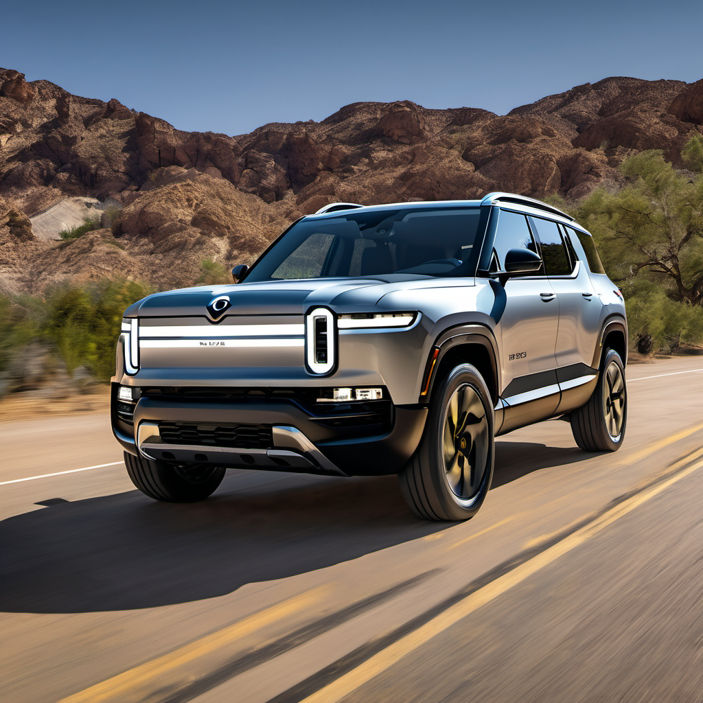 Illustration of a 2022 Rivian R1S R1S