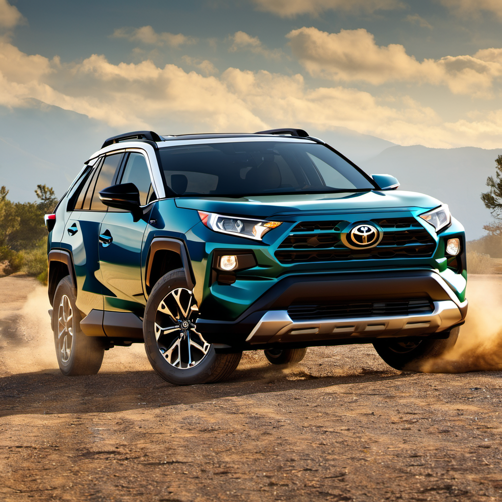 Illustration of a 2022 Toyota RAV4 RAV4