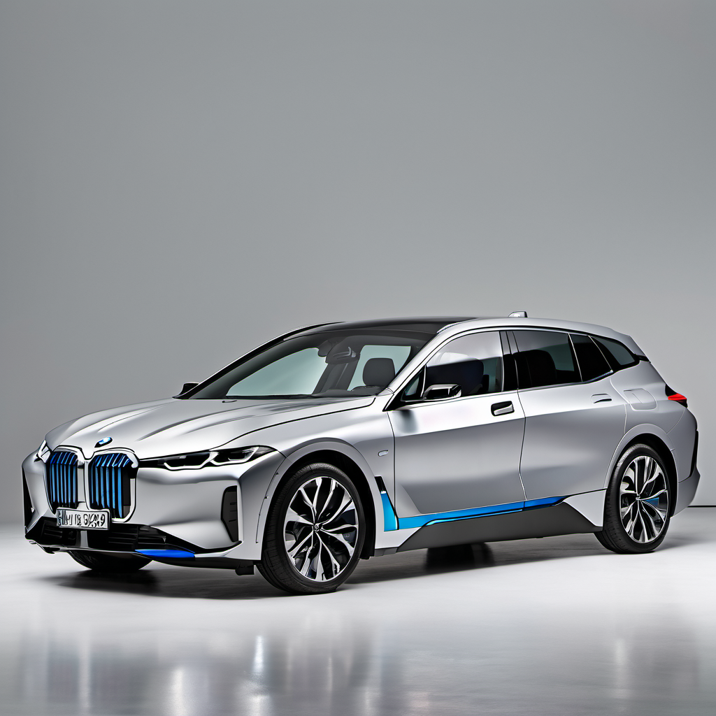 Illustration of a 2023 BMW i7 i7 xDrive60 Sedan (19 inch wheels)