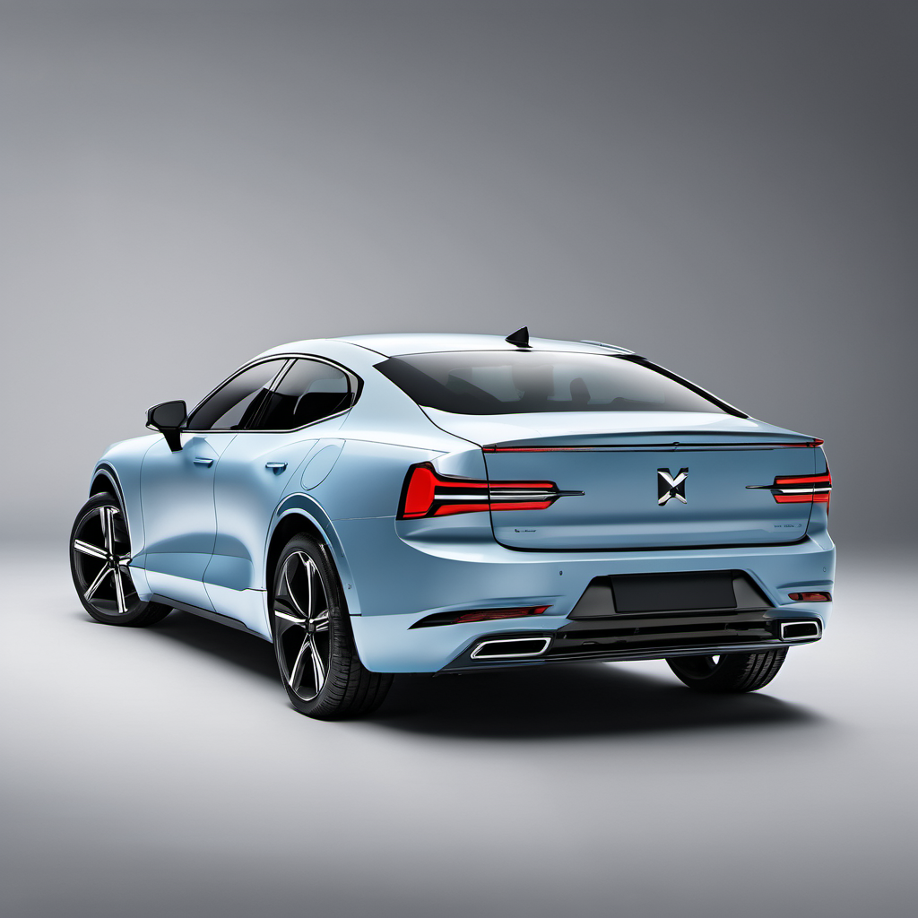 Illustration of a 2023 Polestar 3