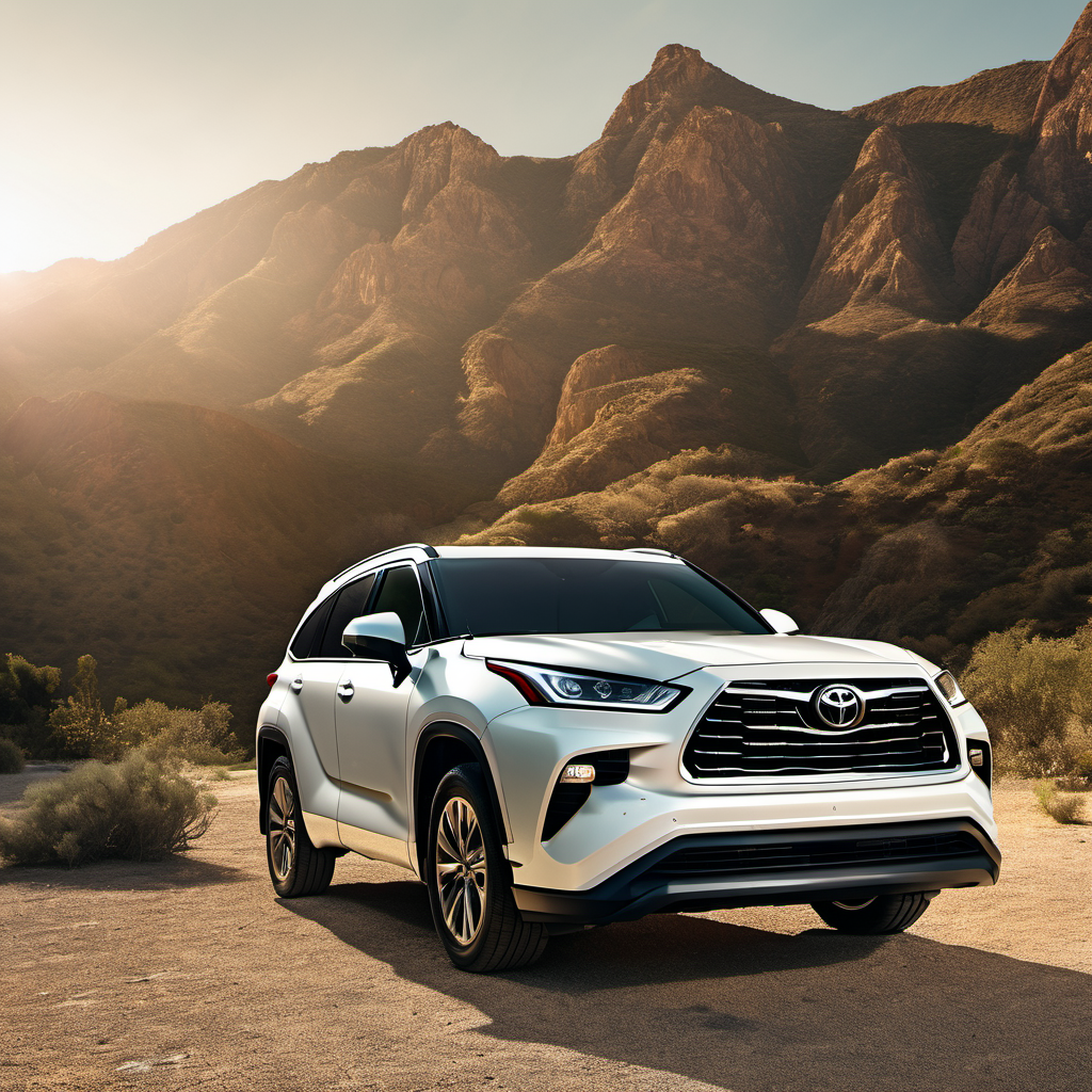 Illustration of a 2023 Toyota Highlander Highlander Hybrid