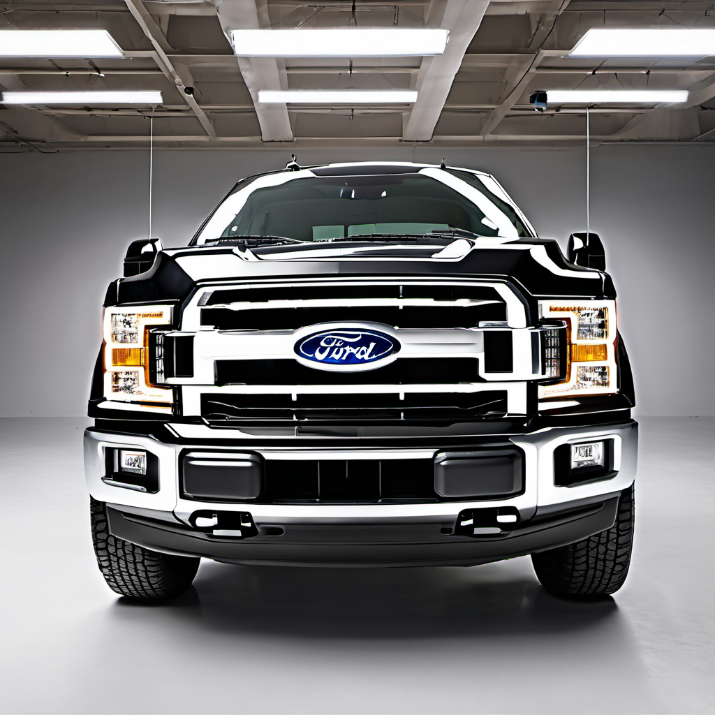 Illustration of a 2024 Ford F150 Regular Cab