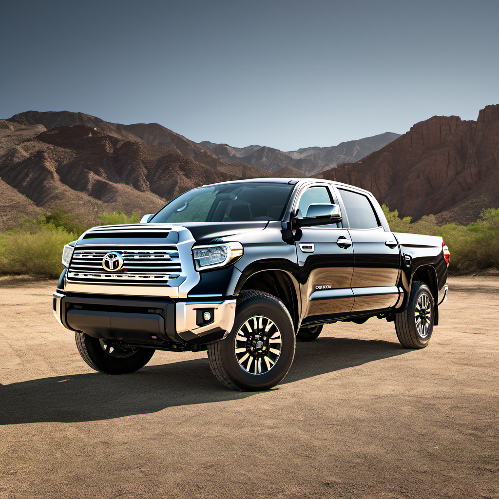 Illustration of a 2024 Toyota Tundra Hybrid CrewMax