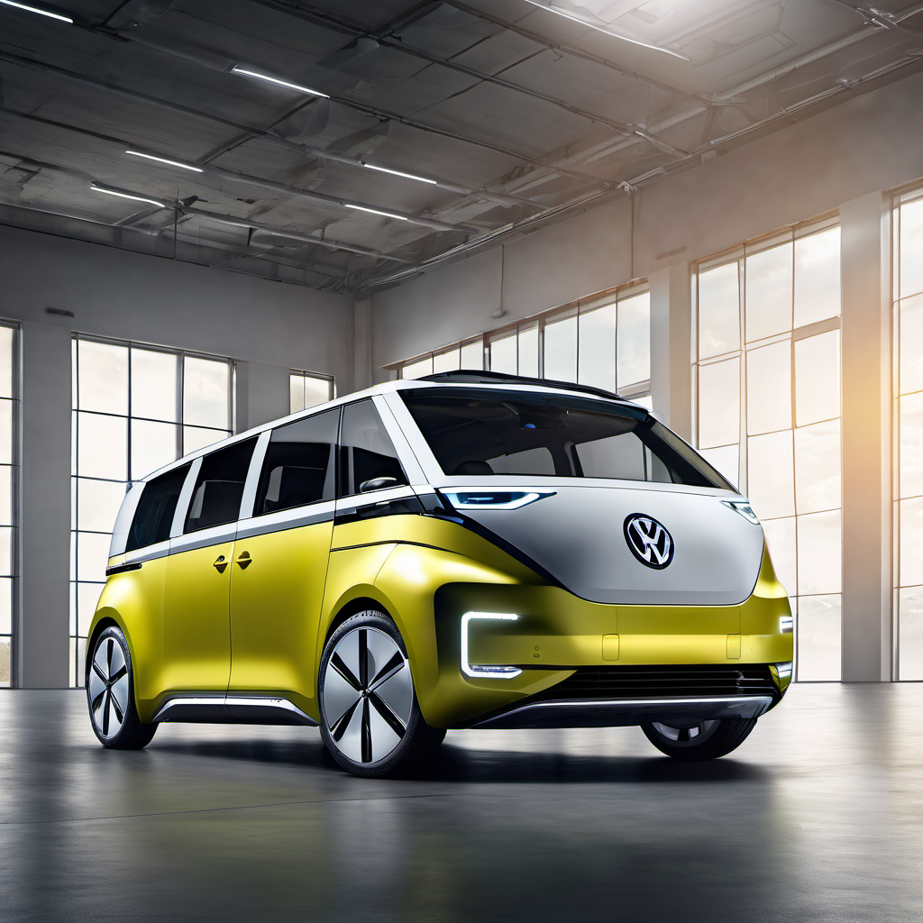 Illustration of a 2025 Volkswagen ID.Buzz ID. Buzz